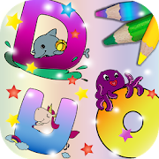 Paint and color ABC English  Icon