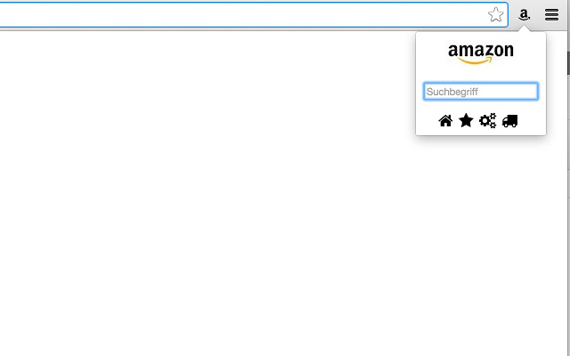 Amazon.de Shopping Suche chrome extension
