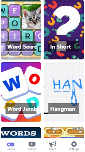 Word Games: Word Search Games