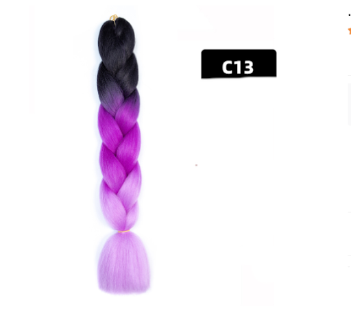 Title 5, Color Big Braid African Chemical Fiber High Tem...
