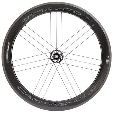 Campagnolo BORA WTO 60 Rear Wheel - 700, QR x 135mm, Rim Brake, 2-Way Fit, Dark Label alternate image 1