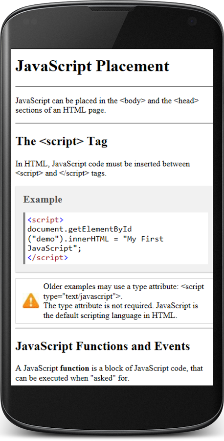 How to write javascript function in html tag