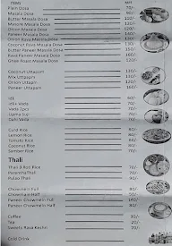 South Indian Foods menu 1