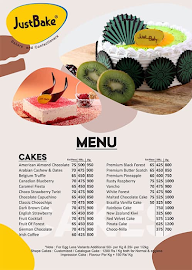 Just Bake menu 3