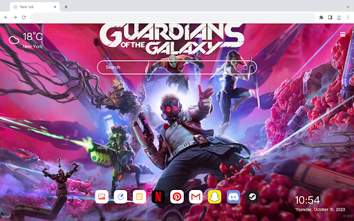 Marvel's Guardians Of The Galaxy HD HomePage