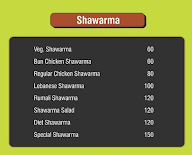 Shawarmizza menu 1