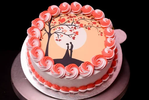 Wedding Anniversary Special Photo Cake