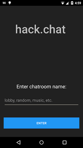 Screenshot hack.chat