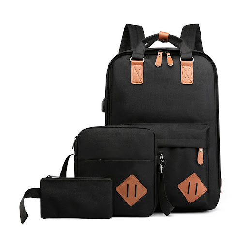 Title 3, Mens Business Casual USB Computer Backpack Lar...