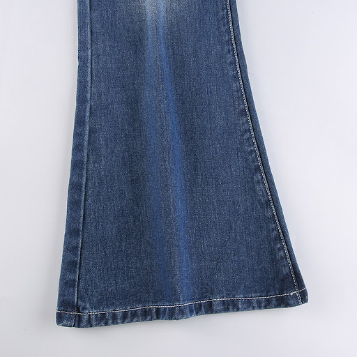Title 10, Hot Girl Low Waist Straight Slim Jeans for Wome...