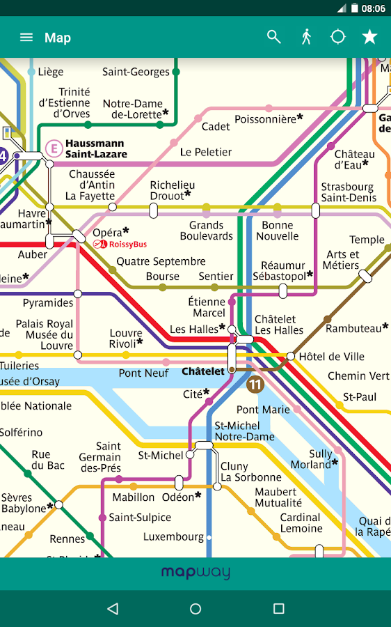 Paris Metro – official metro map and train times - Android Apps on ...