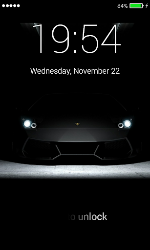 Black Cars Lock Screen