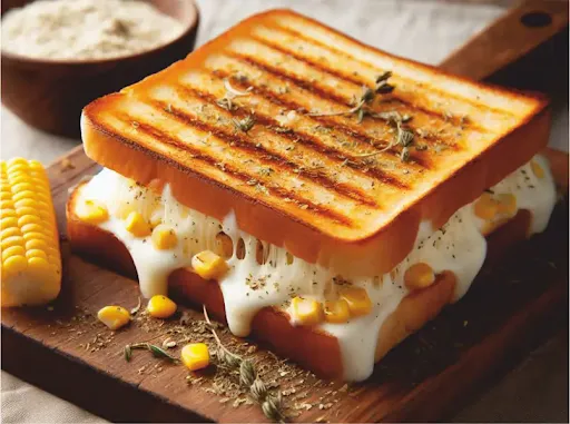 Corn Cheese Grill Sandwich