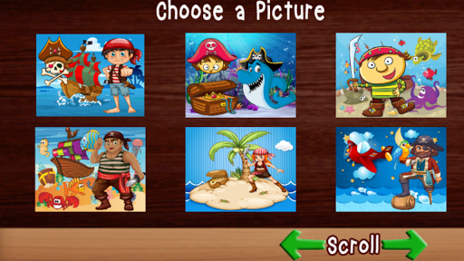 Pirates Puzzle Games For Kids