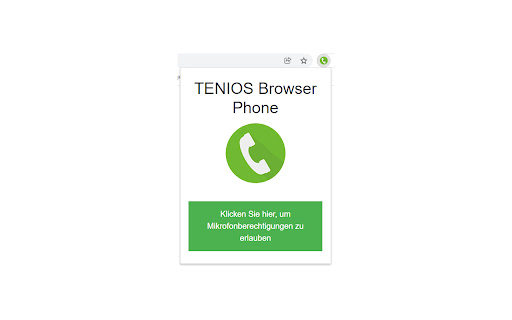 TENIOS Browser Phone Extension