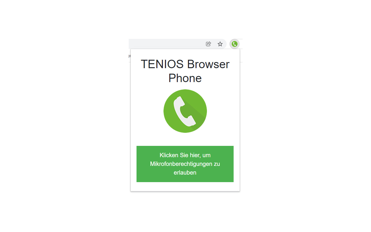 TENIOS Browser Phone Extension Preview image 0