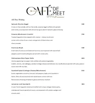 Cafe De Meet menu 4