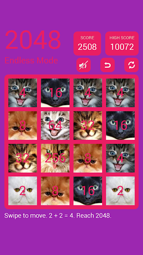 Screenshot 2048 Cute Cats