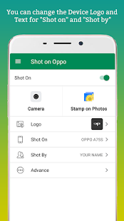 ShotOn for Oppo: Auto Add Shot on Photo Watermark Screenshot