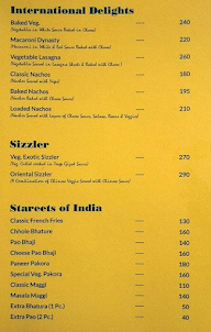 Chhabra's Golden Moments menu 8