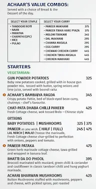 Achaar menu 2