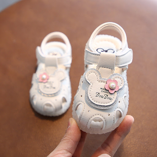 Title 4, Girls Princess Sandals Soft Sole Baby Shoes. Co...