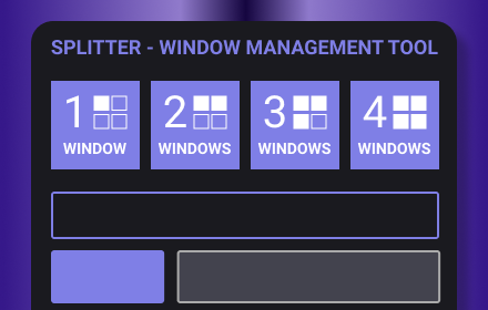 Splitter: the window layout tool Preview image 0