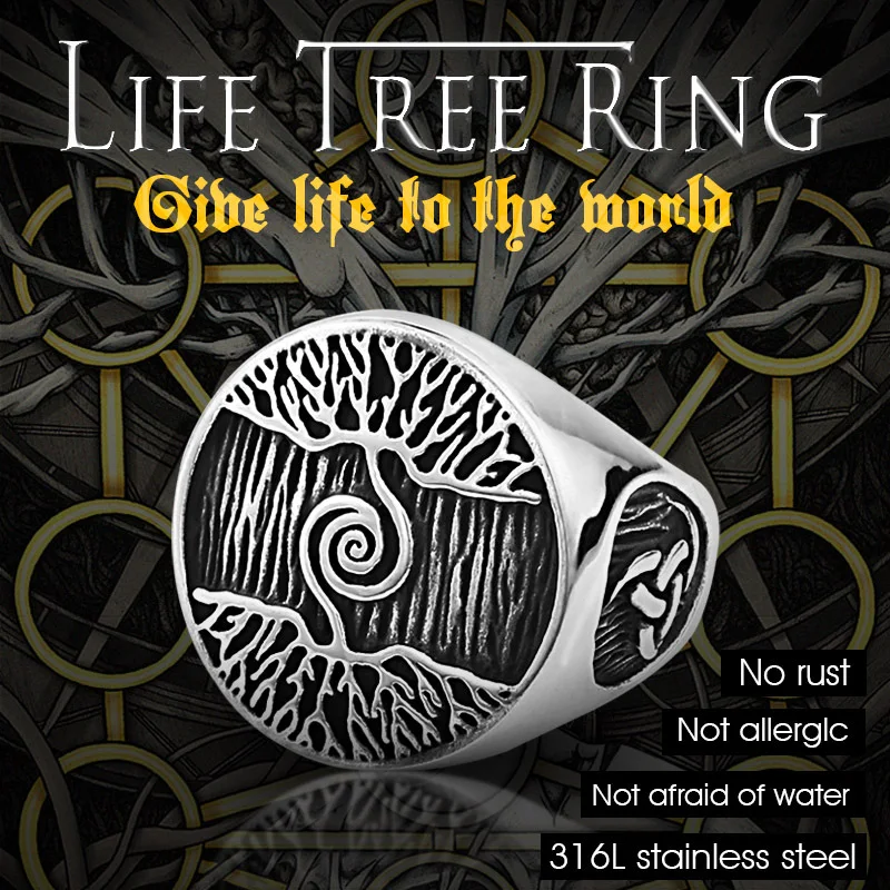 Title 4, Bague Rétro Arbre de la Chance Mode Femme Bijou...