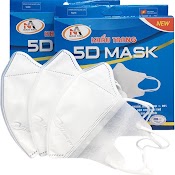 [Bạn Mới Nhập Coshbm - 50% Đơn 0Đ] Khẩu Trang 5D Mask Famapro Quai Thun ( Hộp 10 Cái)