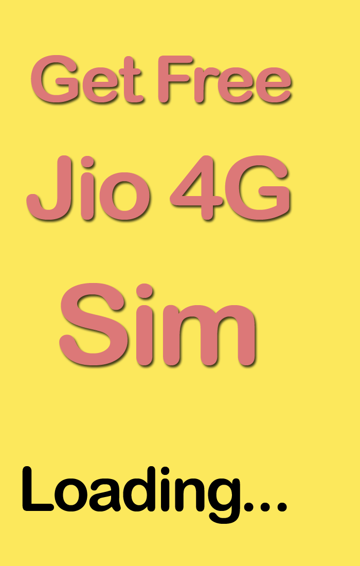 Get Free Jio 4G Sim Screen 2