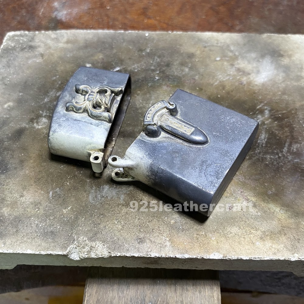 銀革手作925 純銀首飾銀器打火機zippo 專業維修焊接修補裂痕翻新改尺寸