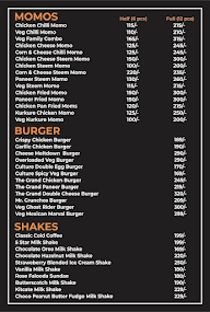 Burger Dot Cafe menu 1