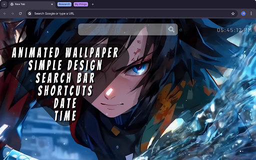 Water Hashira Giyu Tomioka Live Wallpaper