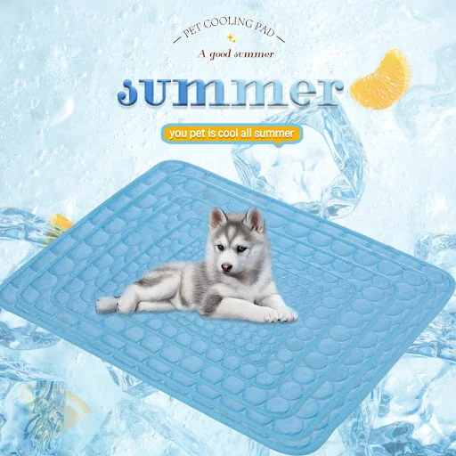 Breathable Cool Down Your Pets with Ice Silk Dog Beds and Mats Durable Dog Mats for Summer