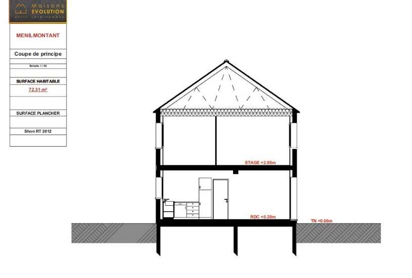  Vente Terrain + Maison - Terrain : 377m² - Maison : 70m² à Ris-Orangis (91000) 