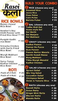 Rasoikala menu 1