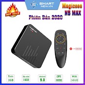 Android Tivi Box Magicsee N5 Max - Ram 2Gb, Rom 16Gb, Android 9.0 ( Có Bản Rom Atv)