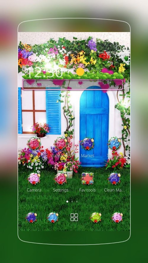 Android application Santorini Flowers House screenshort