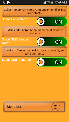 Auto Caller Name Announcer