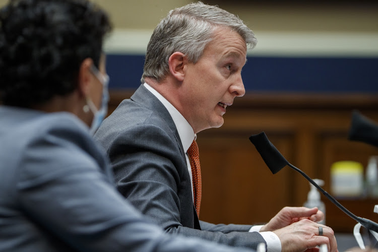 Rick Bright, former director of the Biomedical Advanced Research and Development Authority, speaks during a subcommittee hearing in Washington, DC, the US, on May 14 2020.