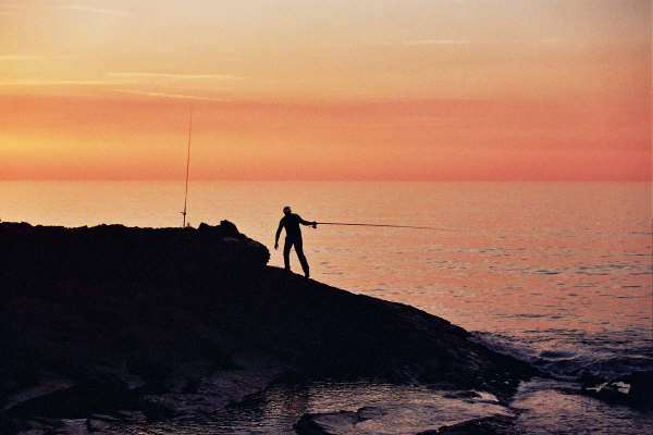 Pescare al tramonto di Magda Guglielmo