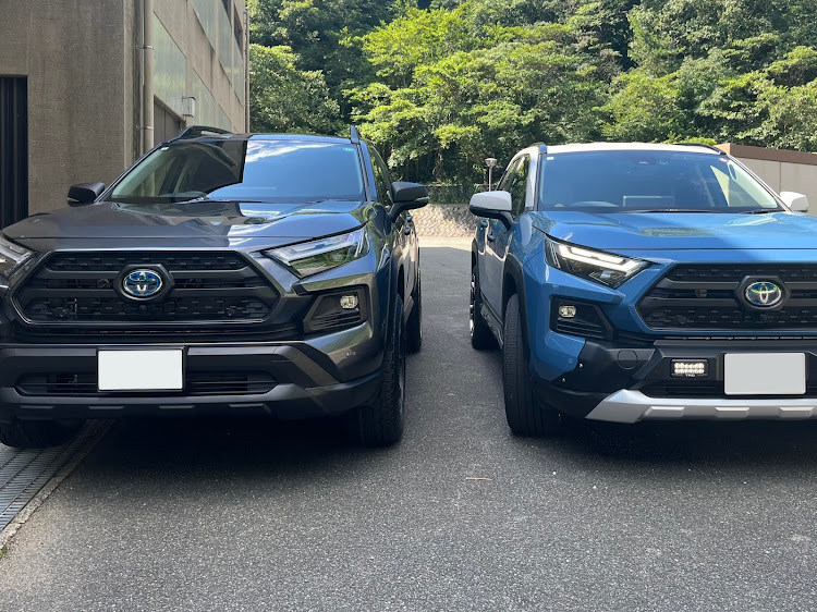 RAV4のグレイッシュブルーに関するカスタム事例の投稿画像3枚目
