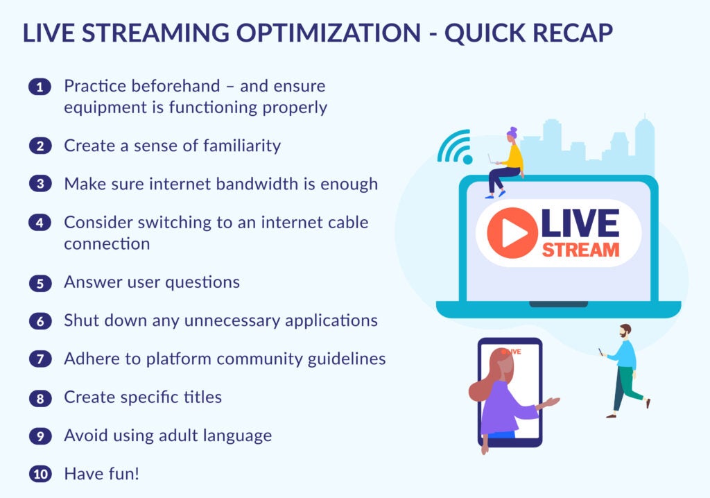 Live Streaming Optimization Quick Recap