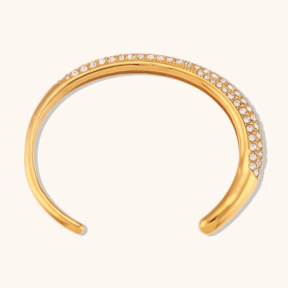 Damesmode RVS armband, simpel en elegant. Een stijlvol accessoire dat de dagelijkse look verfraait met een vleugje verfijning en duurzaamheid.