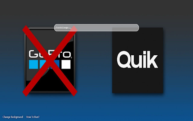 Quik Video Editor for PC - New Tab Background