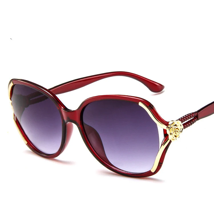 Gafas de sol para mujer Gafas de sol de flores europeas y americanas