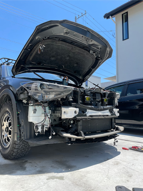 CX-8のリフトアップcx-8・cx-8オフロード・バンパー作成に関するカスタム事例の投稿画像1枚目