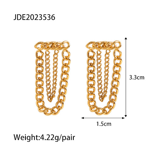 Title 1, Womens Titanium Steel Trendy All-match Earring...