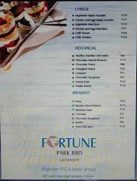 Orchid - Fortune Park BBD menu 3