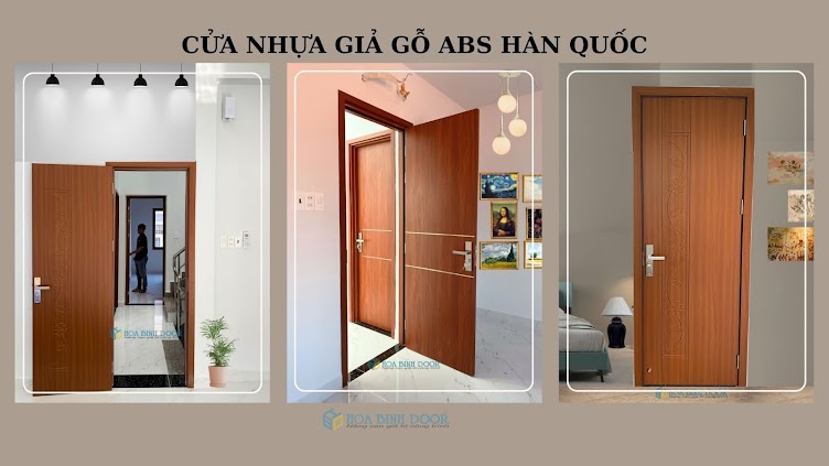 Cửa Nhựa Giả Gỗ ABS Hàn Quốc cho phòng ngủ Giá RẺ